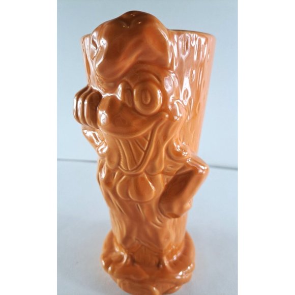 Rooster Tiki Cup Tumbler Mug Ceramic Glass Orange Haynes Besco Group 20 Oz - Picture 2 of 6